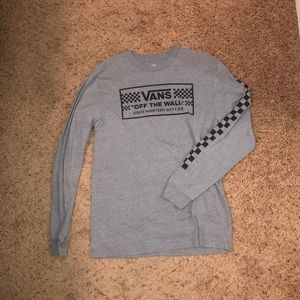 Vans Long Sleeve Retro Checkerboard Tee